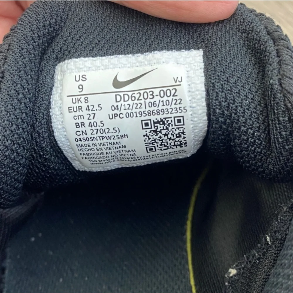 Nike Black Running Shoes